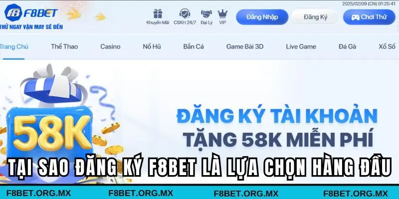 Tại sao đăng ký F8BET là lựa chọn hàng đầu